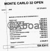 Ficha técnica MONTE CARLO 32 OPEN